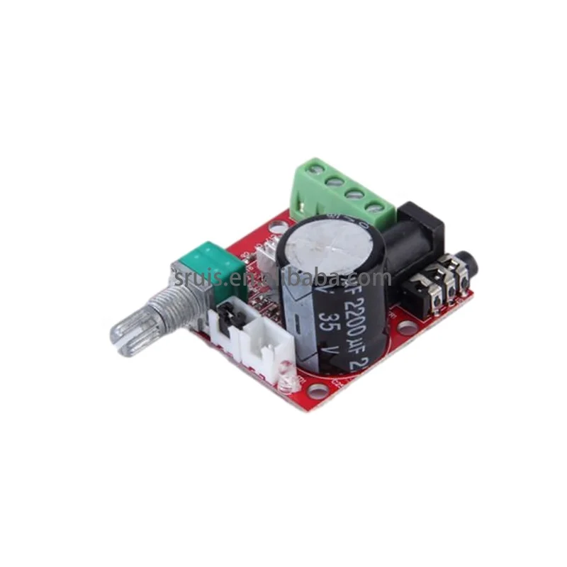 12V Mini Hi-Fi PAM8610 Audio Stereo Amplifier Board 2X10W Dual Channel D Class Lowest Price RED