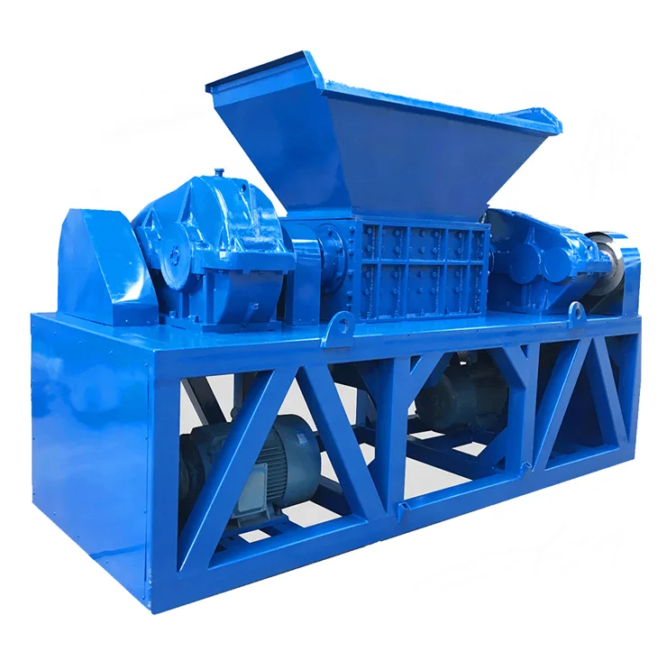 Waste tire crusher price with 3-5cm tyre recycling scrap pieces