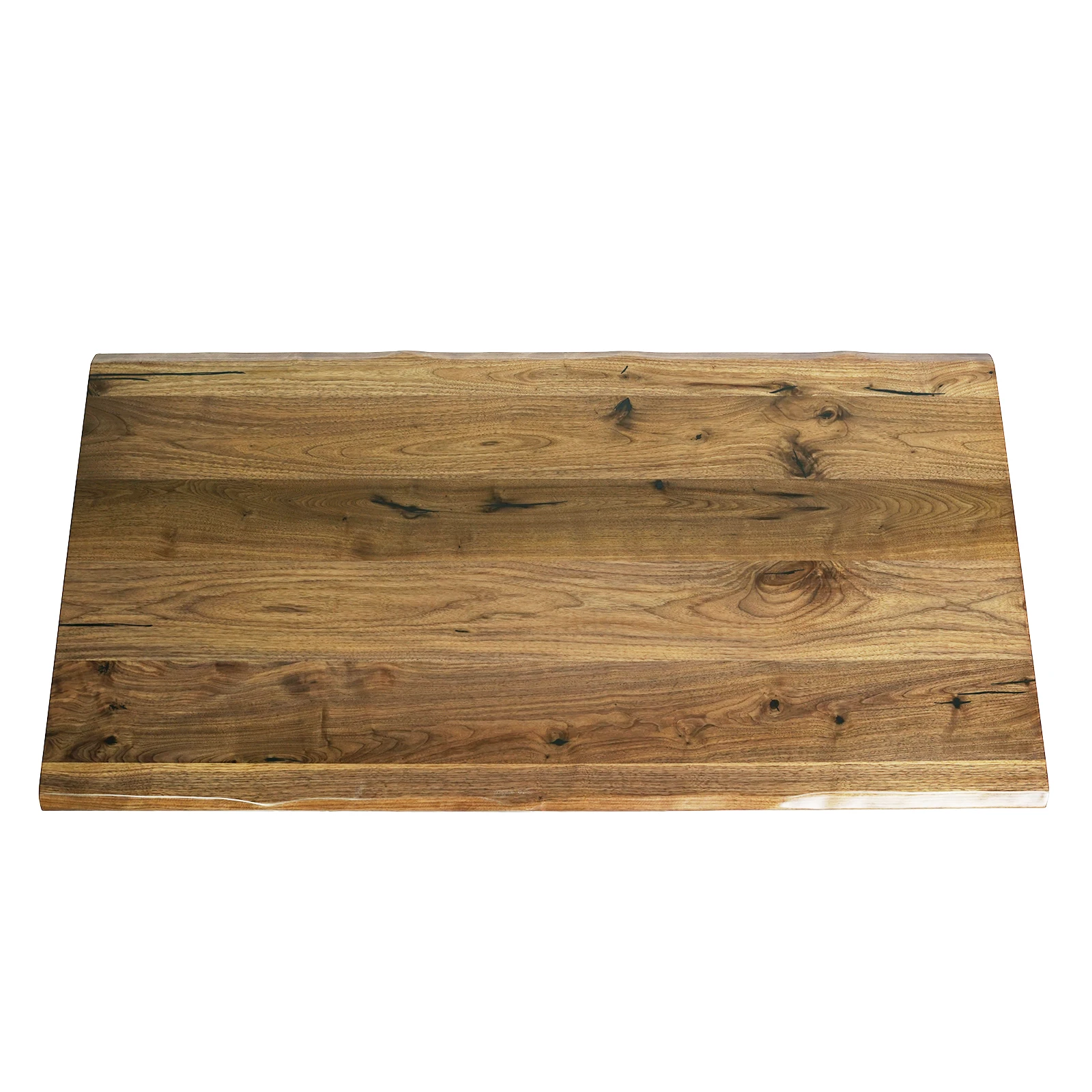 OEM/ODM black walnut solid wood edge glued table top Customized Living room hotel bedroom Furniture