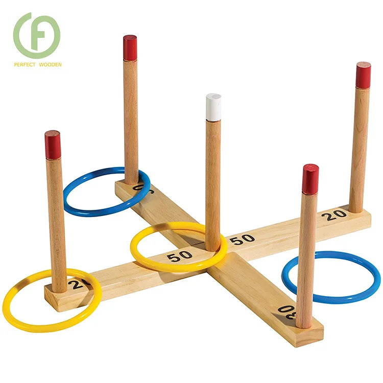 Ring Toss Game Set with 6 Loops and Ring Frame Set