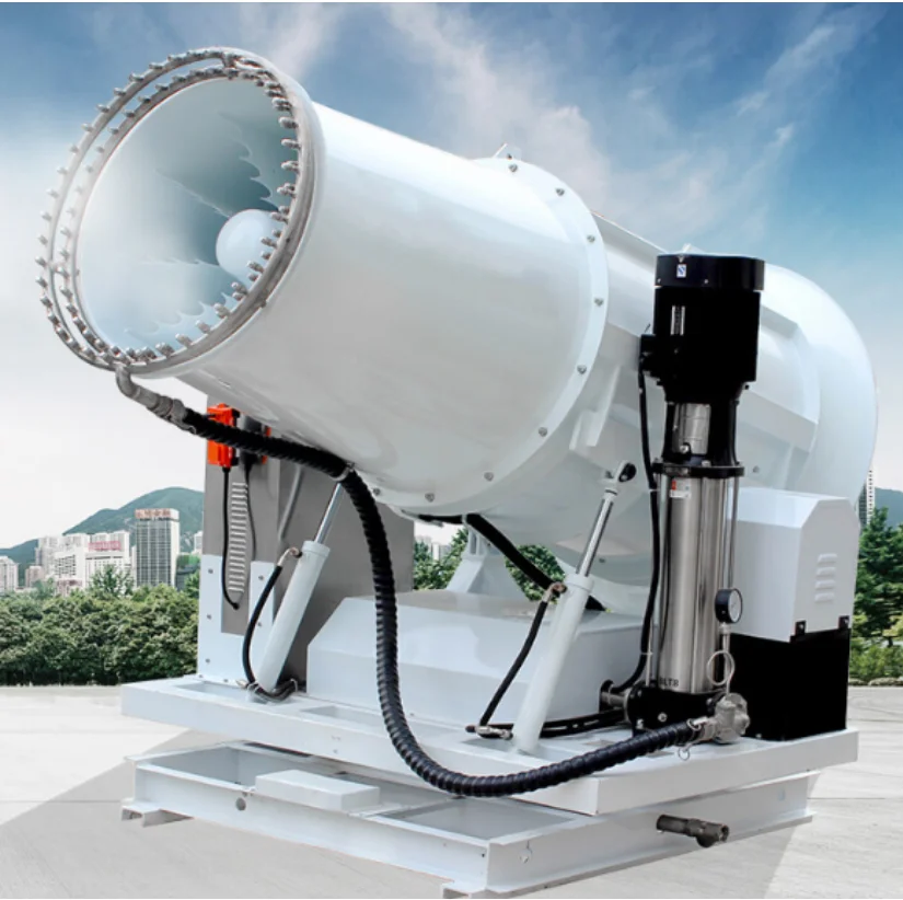 Industrial Electric Hydraulic 40m Dust Control Fog Cannon Machine