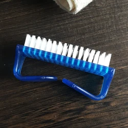 Ready to Ship Pink/purple/blue nail dust brush big size 80mm long cleaning dusty nails dust cleaner brush with plastic handle