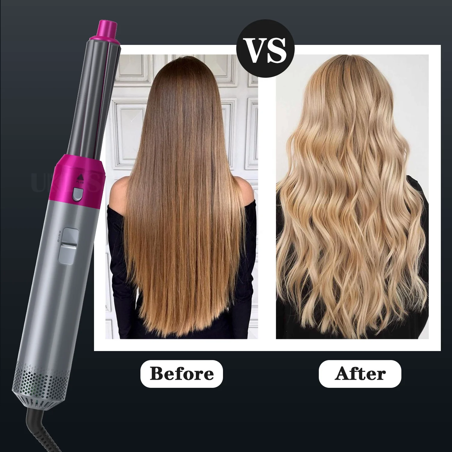 New Trend 5 In 1 Hair Air Wrap Styler Hair Dryer Hot Air Brush Professional hair  Styling Tools