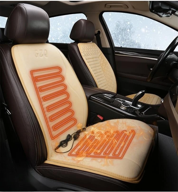 Hot Selling Winter  Heating Car Seat Cushion Universal Auto Full Set Seat Covers Car Seat Covers