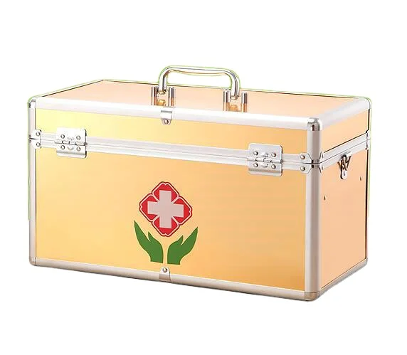 Customized Blue Aluminum First Aid Medical Storage Case/Surgical  Case