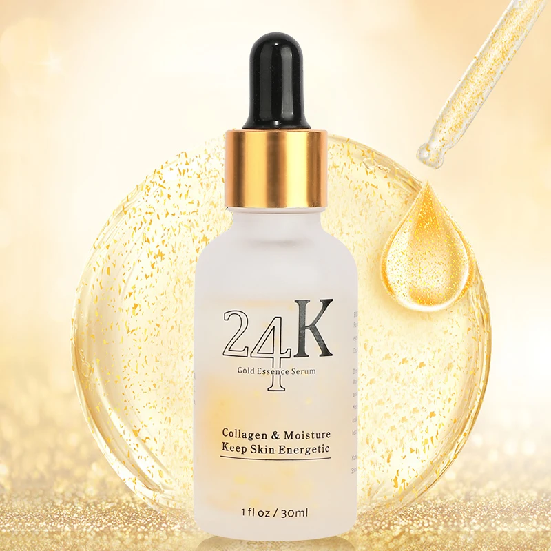 Beauty Personal Care 24k Gold Essence Organic Skincare Hyaluronic Serum Skin Care Anti Aging Collagen Vegan Cosmetics Face Serum