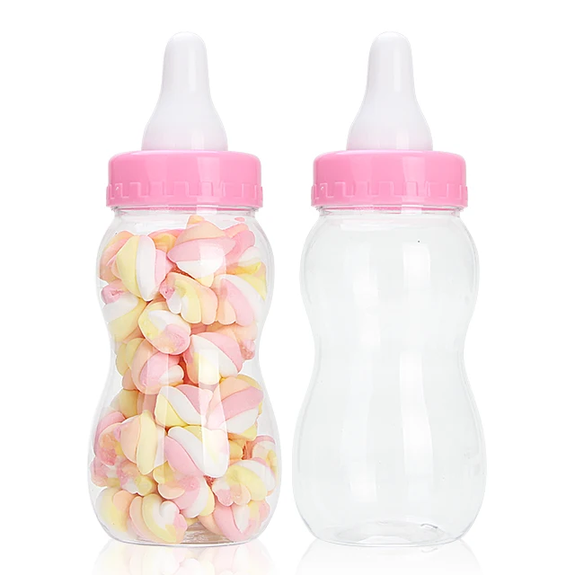 Plastic Baby Bottle Shape Candy Box Packaging Food Spice Cookie Nut Storage Jar 750ml 1000ml 1200ml 3000ml 3800ml