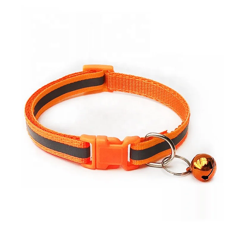 Pet products light-reflecting dog collar cat collar Available in 12 Colors