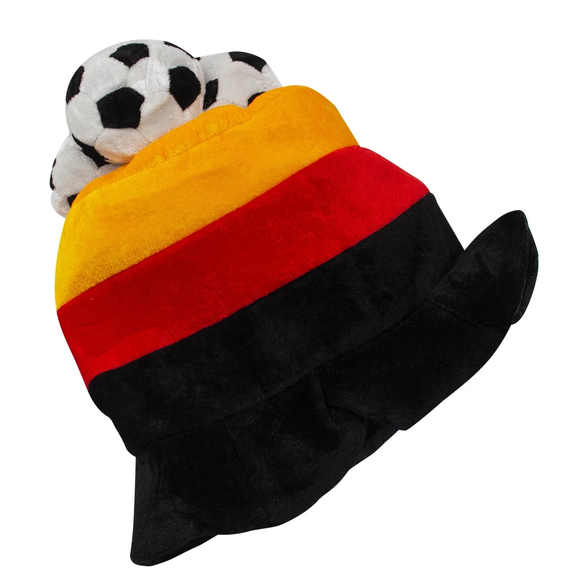 High Quality Football Fans Hat Soccer Ball Hat Custom Logo Stadium Cheering Hats