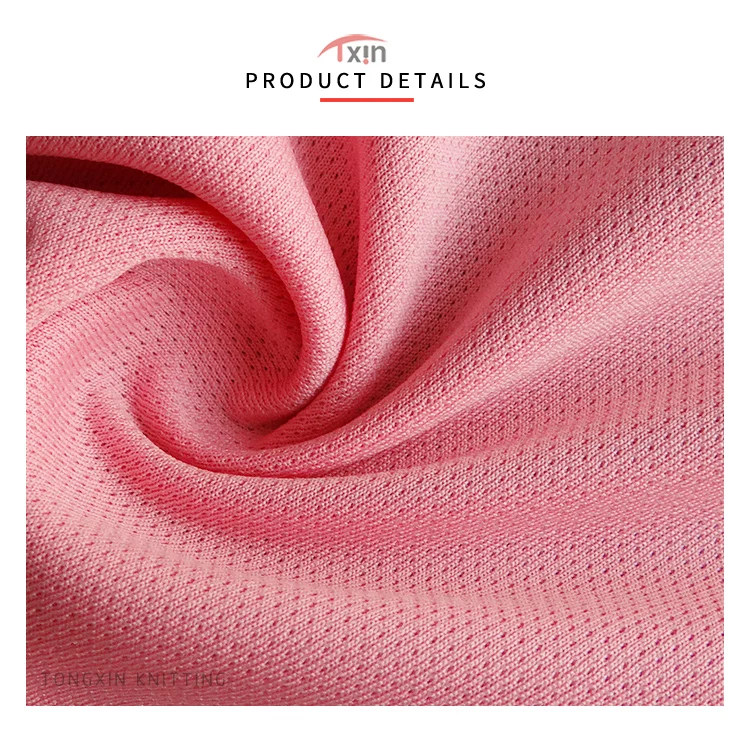 
sports Wear 100 polyester breathable mesh fabric for footballs clothes 