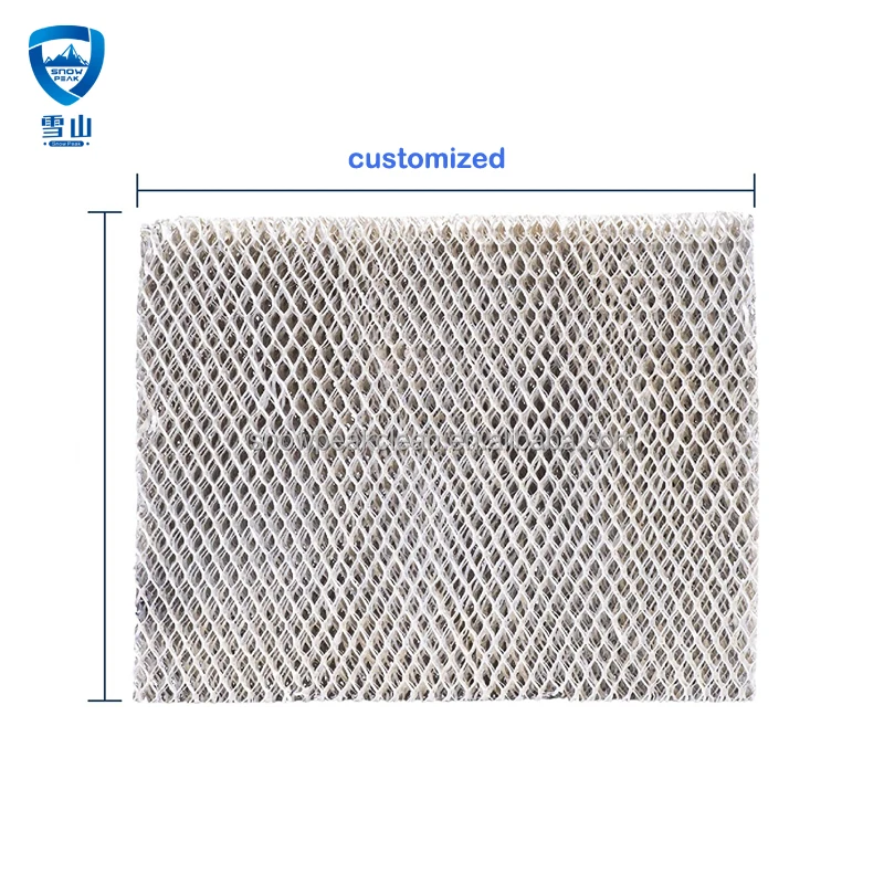 Aluminum Foil Evaporative Water Cooling Pad Wick Filters Air Humidifier Replacement Filter