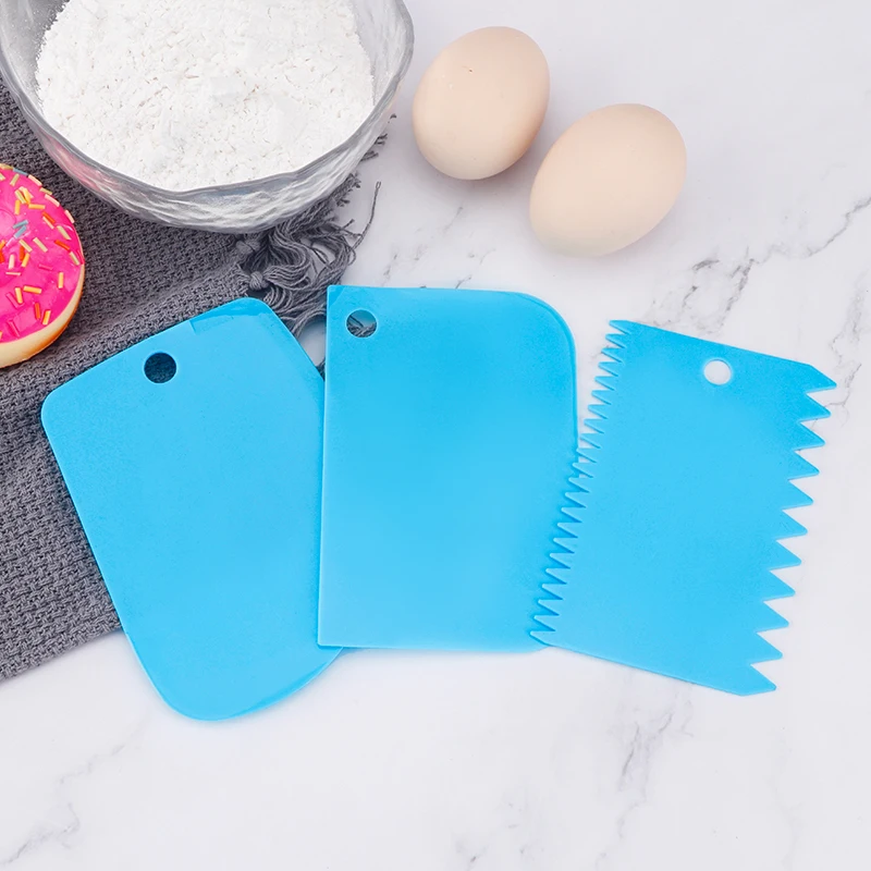 3 предмета в комплекте пластиковый миксер для теста набор скребков выпечка резак торт помадной украшения глазурью скребок для кухни хлебобулочных изделий