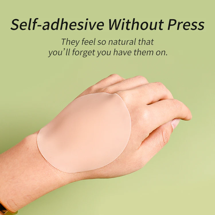 Liquid Material Solid Glueless Soft Sticky Brown Non Adhesive Silicone Nipple Cover