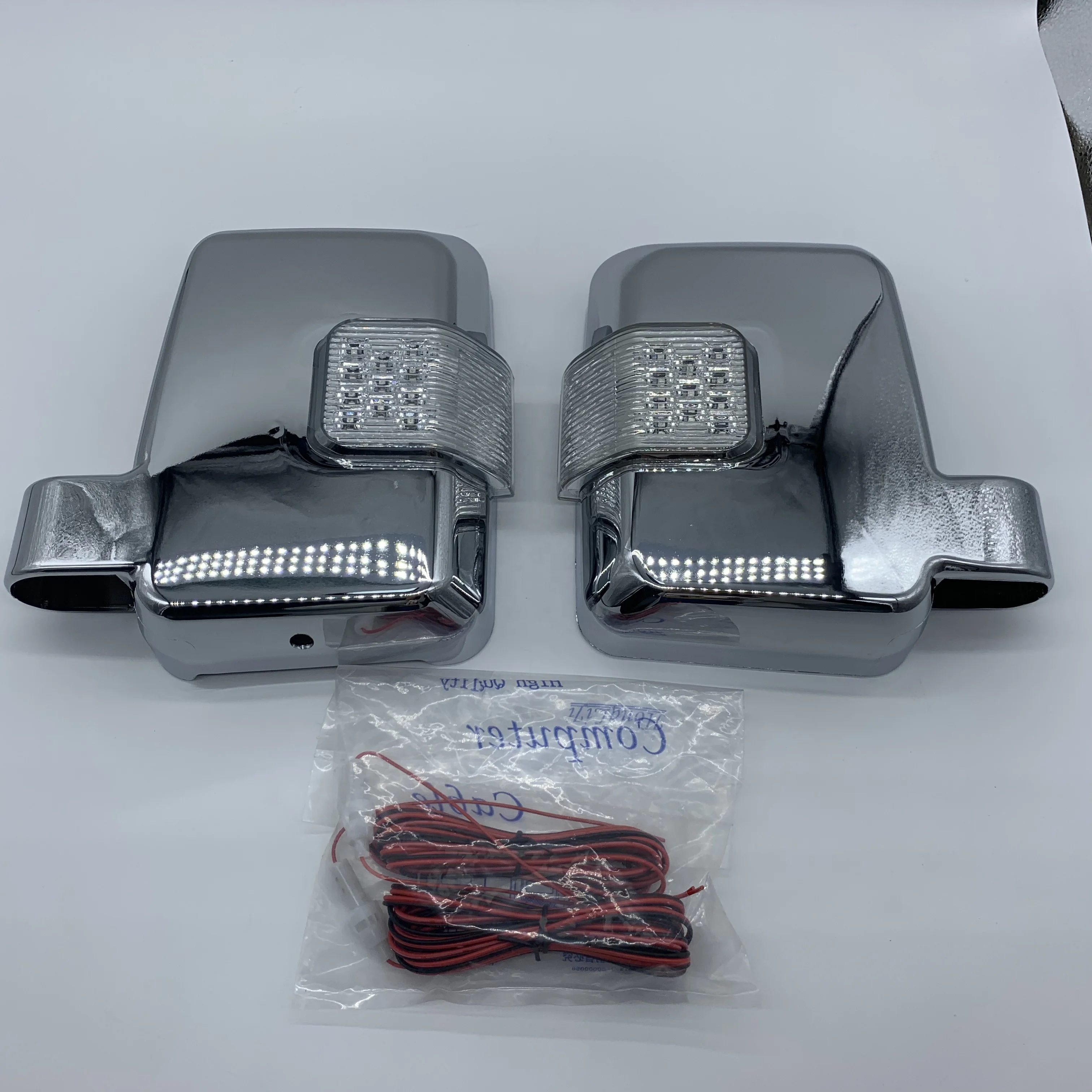  Хромированная крышка автомобильного Зеркала для Toyota Land Cruiser Pickup внешний аксессуар FZJ70 HZJ70 LC70