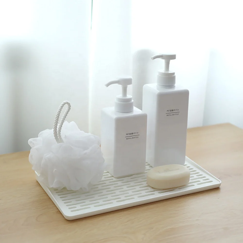 Aliexpress Hot Sell Kitchen Home Use Kictchen Accessories Hollow Water Cup Drain Tray Plastic Cup Tray Cup Holder