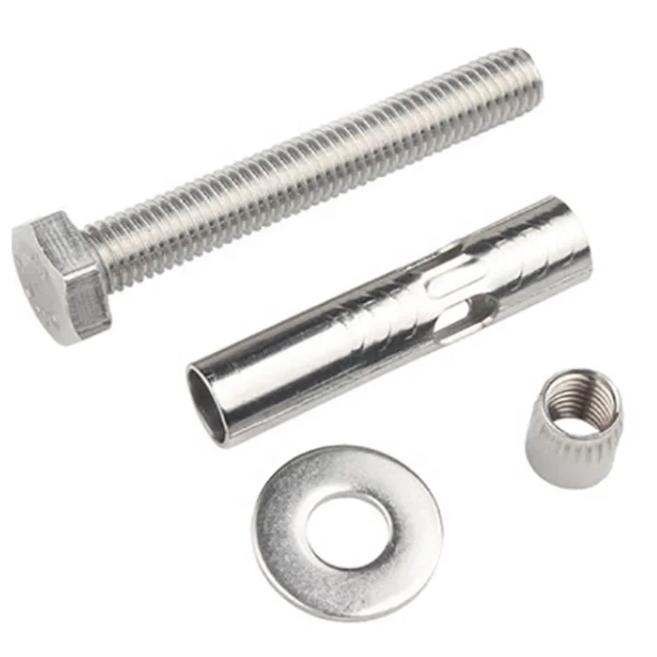 Custom Stainless Steel Galvanized 20mm M12 18mm M20 8mm M6 M8 16mm Diameter M10 M16 M24 Expansion Wedge Anchor Bolt For Concrete