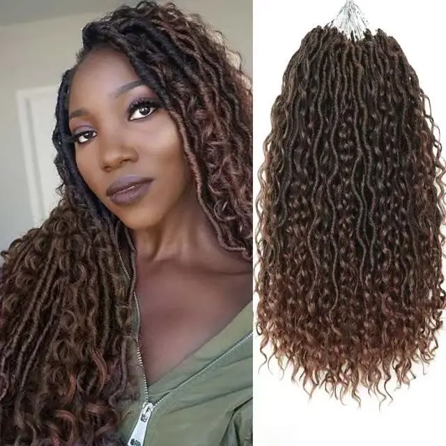 100% kanekalon river locs de meches naturel goddess 14 18 дюймов 22 26 Бохо Серые Фиолетовые речные локации для наращивания крючком волос