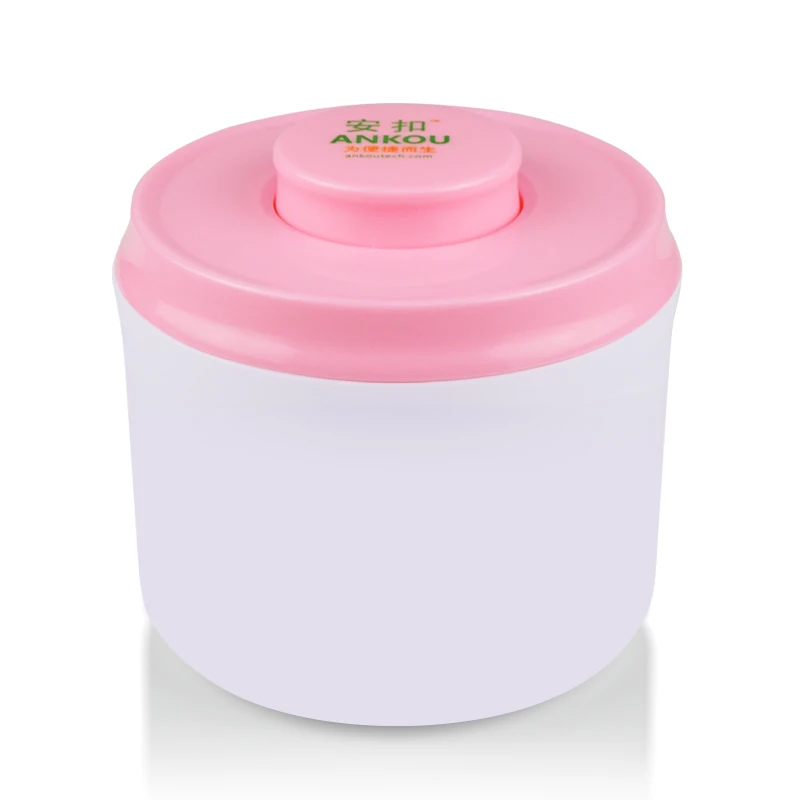 Ankou Kitchen Easy Open And Lock 5 Pcs Set Bulk Food Storage Container With Lid Cereal Storage Container Set