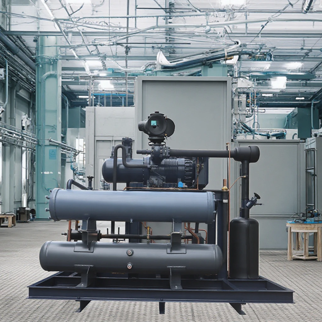 Hanbell RC2-100B R22 Screw Compressor Semi-Hermetic Refrigeration Unit with Remote Control Energy Saving for Chiller Heat Pump