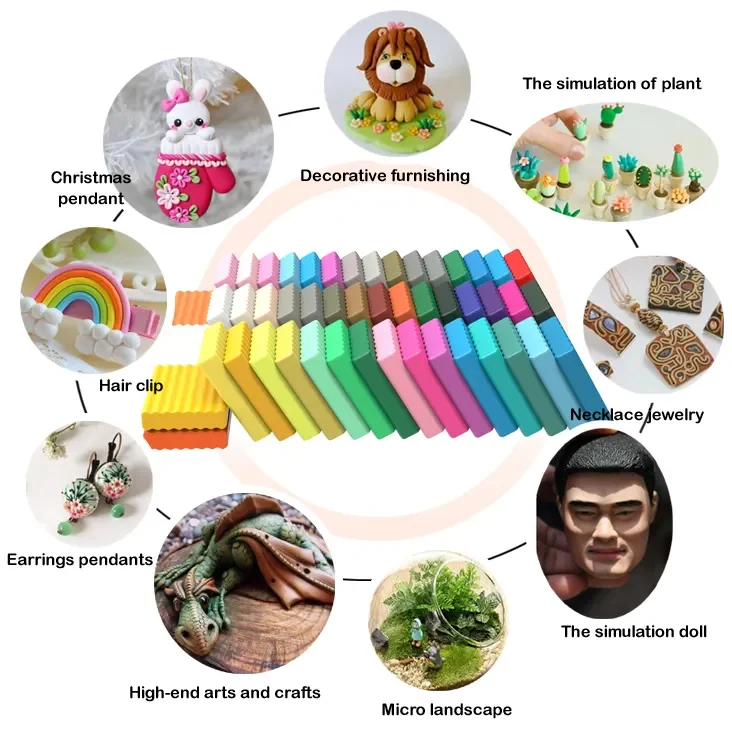 New Paper Box 12 Colors 20g Kids Educational Toys Polymer Clay