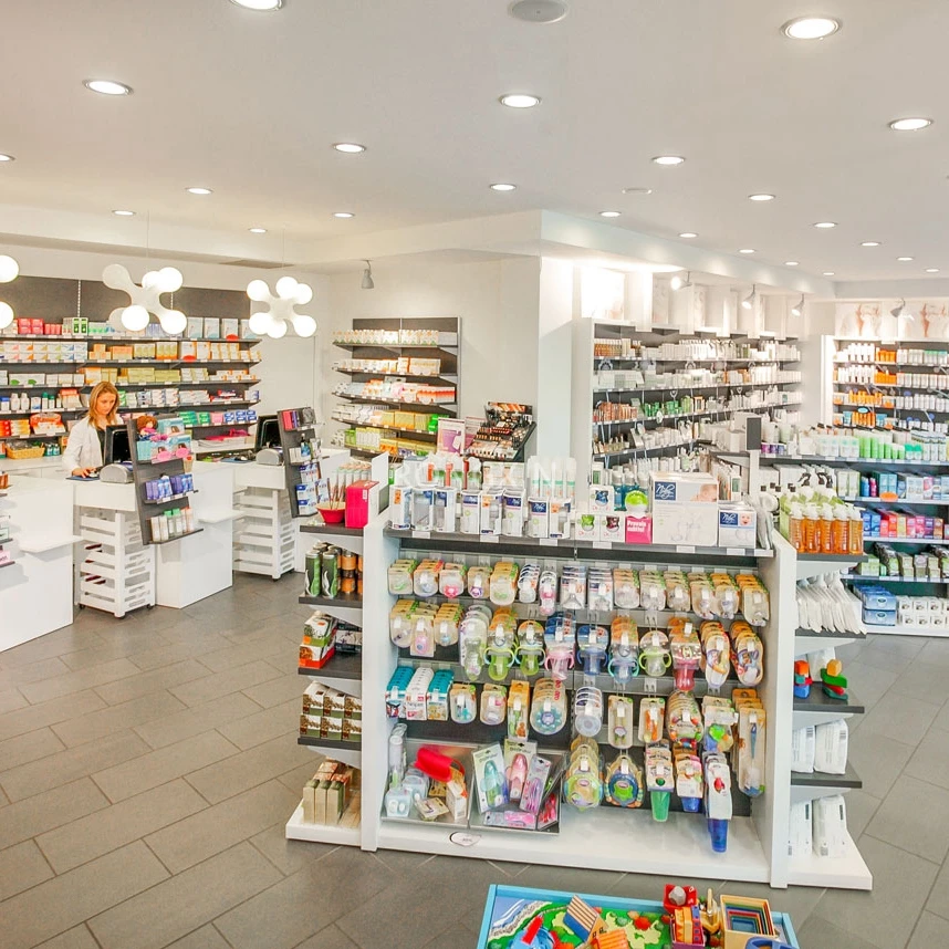 Health Medicine Store Mdf Pharmacy Shelves Medical Shop Racks Drugstore Display Cabinet Pharmacy Shop Furniture Design Counter