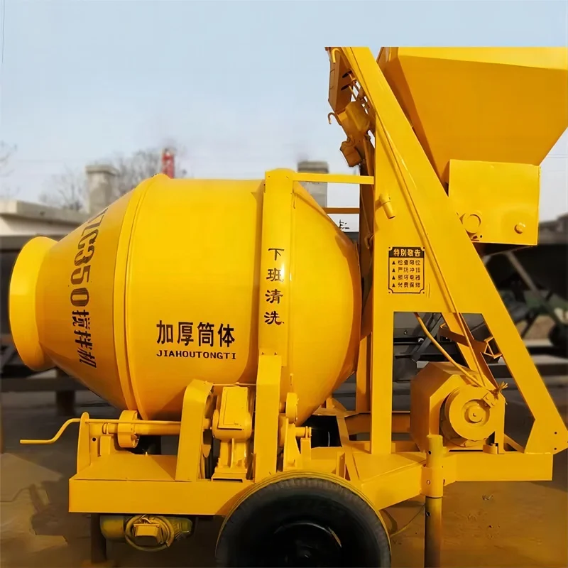 Jzc250 Drum Series Self-Lifting Concrete Mixer  250L Self Loading Concrete Mixer Machines Spare Parts