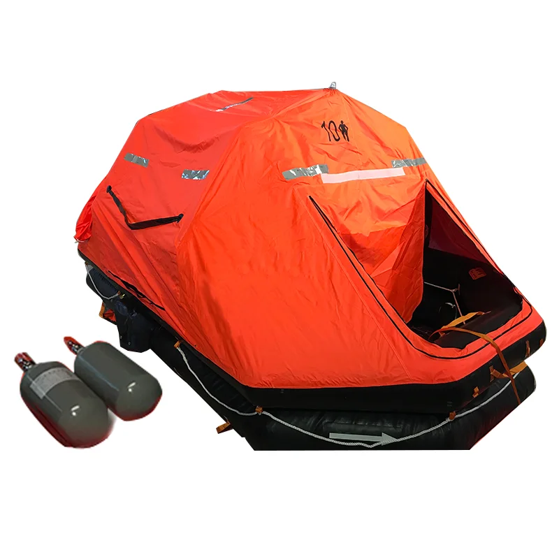 SOLAS Self-righting Inflatable Life Raft Large Capacity Life-saving Equipment