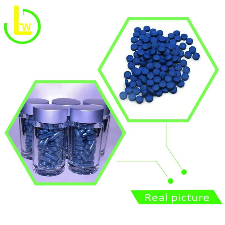 Manufacturer supply  phycocyanin supplement  OEM phycocyanin capsules phycocyanin tablet