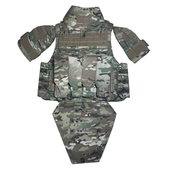 Полностью защитный бронежилет CP Armor Laser Molle для тактических операций обеспечивающий полную защиту тела