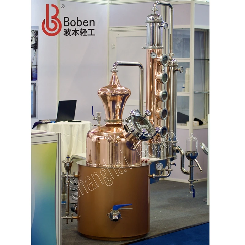 Whisky distillation machine copper distillation equipment alembic pot still distillery equipment moonshine