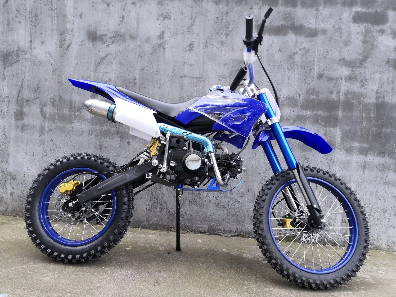 2022 недавно дешевле 110cc 125cc 17 дюймов 14 4 тактный удар и электрическим запуском велосипед грязи питбайк способный преодолевать Броды для взрослых с сертификатом CE