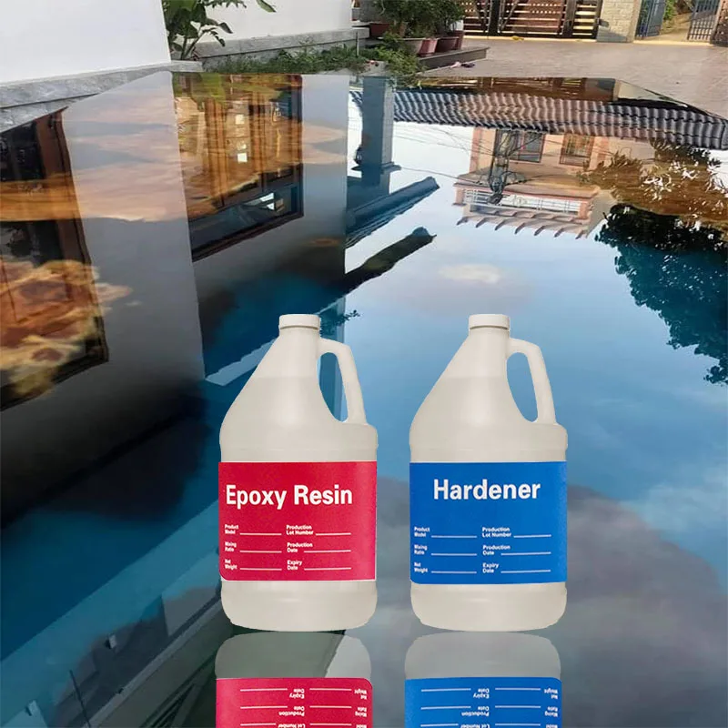 2 Gallon Crystal Clear Epoxy Resin Bulk Art Resin for Craft Tumblers Tabletop Molds Pigment River Tables