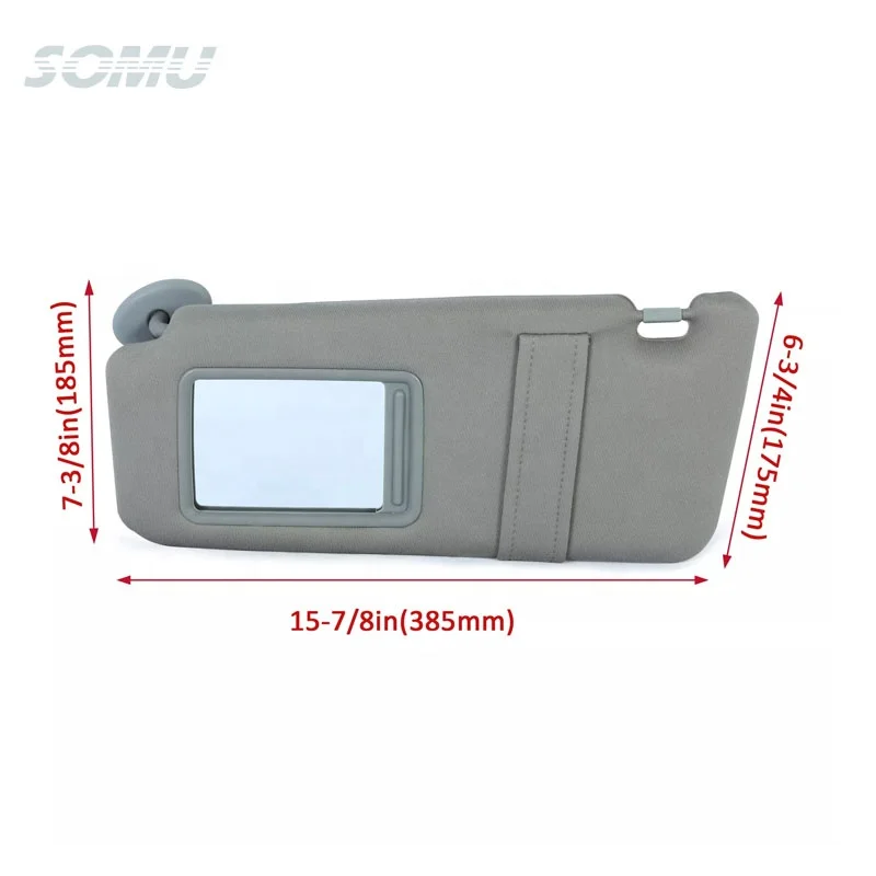 Car Windshield Sunshade Sun Visor For TOYOTA 2007-2011 Camry Left Driver Side with Sunroof Beige