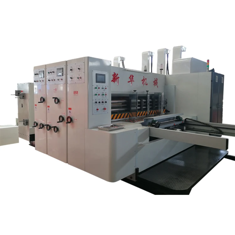 Hot Selling Automatic Flexo 4 Color Printer Slotter And Die Cutter Corrugated Board Printing Machine For Make Cardboard Boxes