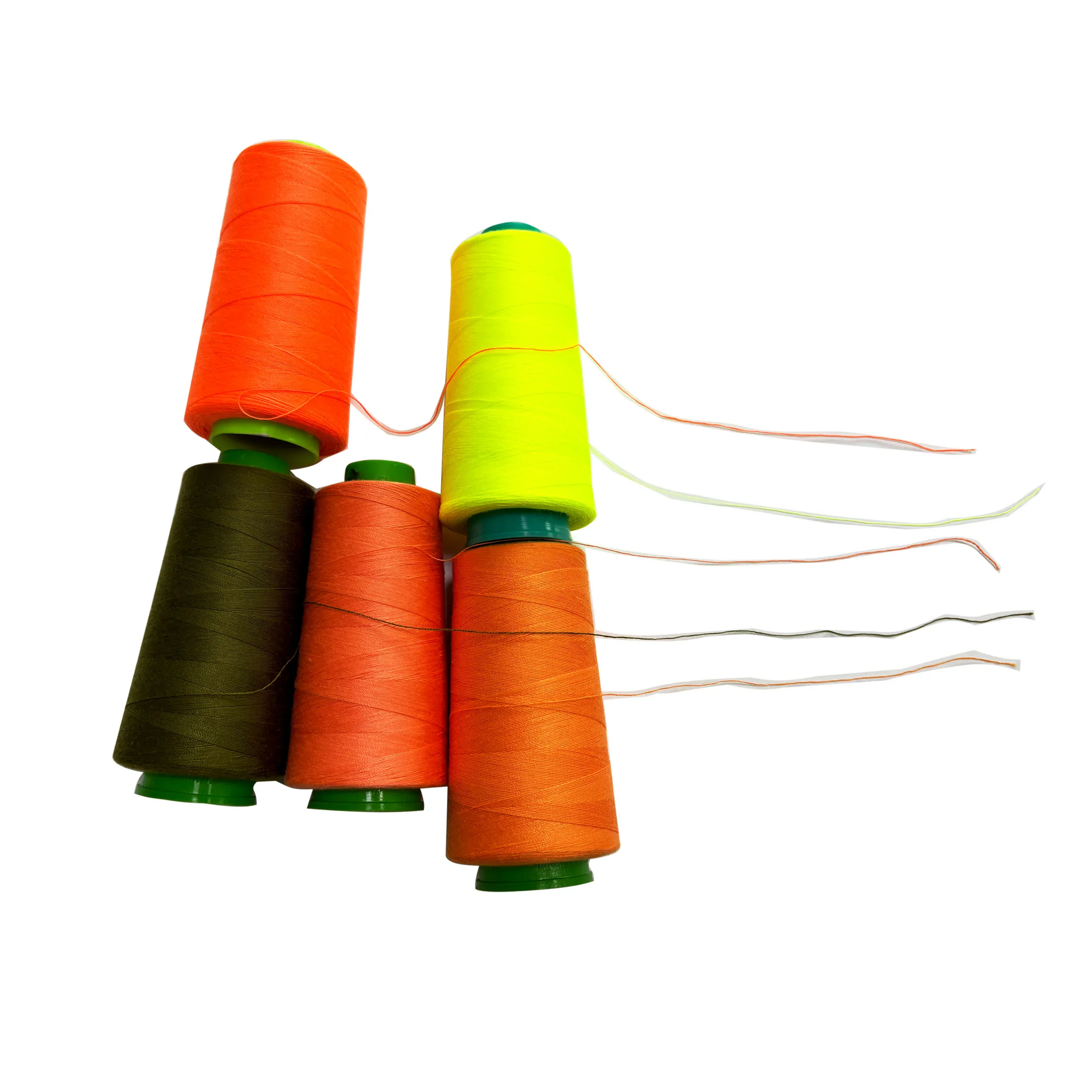 Dansky factory 402 polyester sewing thread Solid Color Dyed Spun Yarn Sewing Thread  For Garment