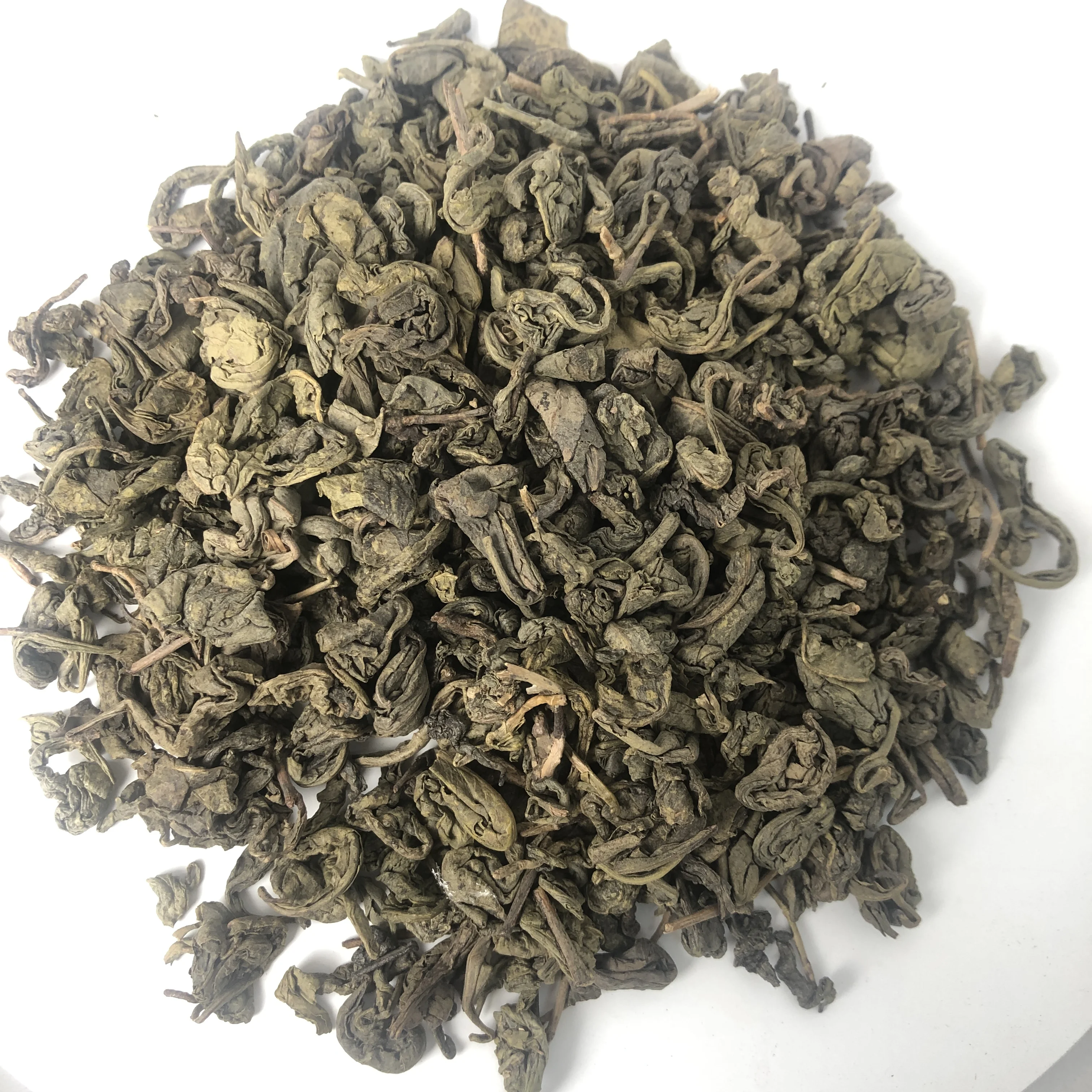 95 tea gunpowder tea  9501 9502 big round rolled Chinese green tea for Central Asia Uzbekistan