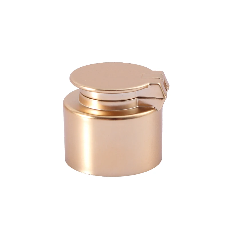 Wholesale Aluminum Plastic Screw Cap 18mm 20mm 24mm Flip Top Black Covers for Bottles for Cosmetics and Packaging