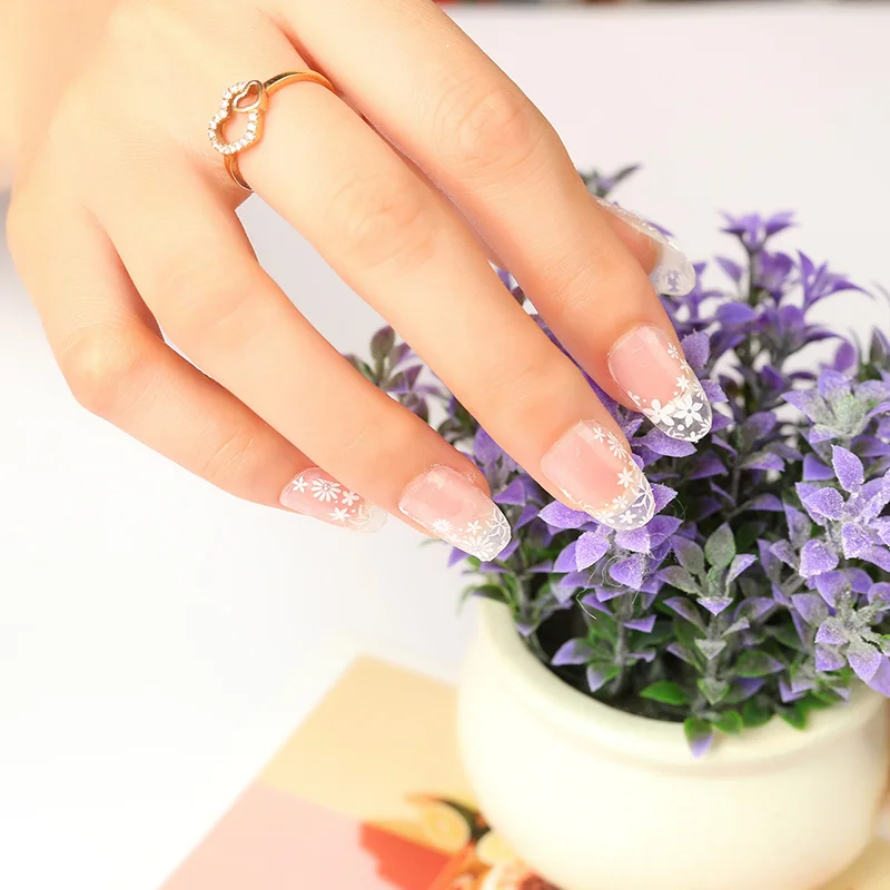Gold river pattern real nail polish strips nail wraps nail stickers
