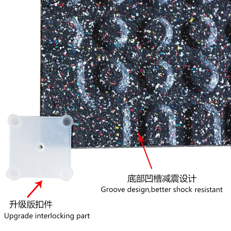 Hot sales low price Recycle Rubber Mats wear resistant SBR/EPDM gym rubber floor tiles crossfit rubber mat Aerobics area