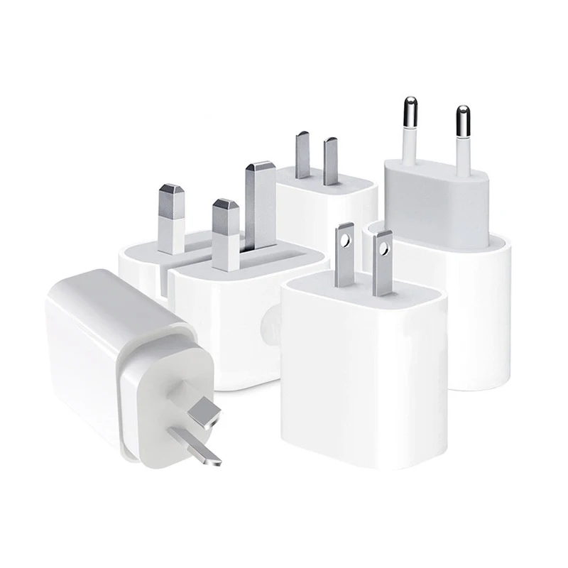 Новый продукт ЕС/США/Великобритания быстрое зарядное устройство для мобильного телефона настенный тип C кабель адаптер 20 Вт PD iPhone