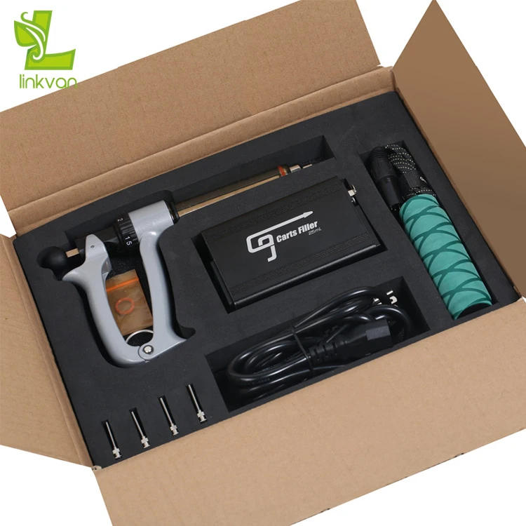 
Semi-Automatic Cartridge filling gun cbd oil cartridge filling machine carts filler 25ml/50ml for 0.5ml 0.8ml 1.0ml cartridge 