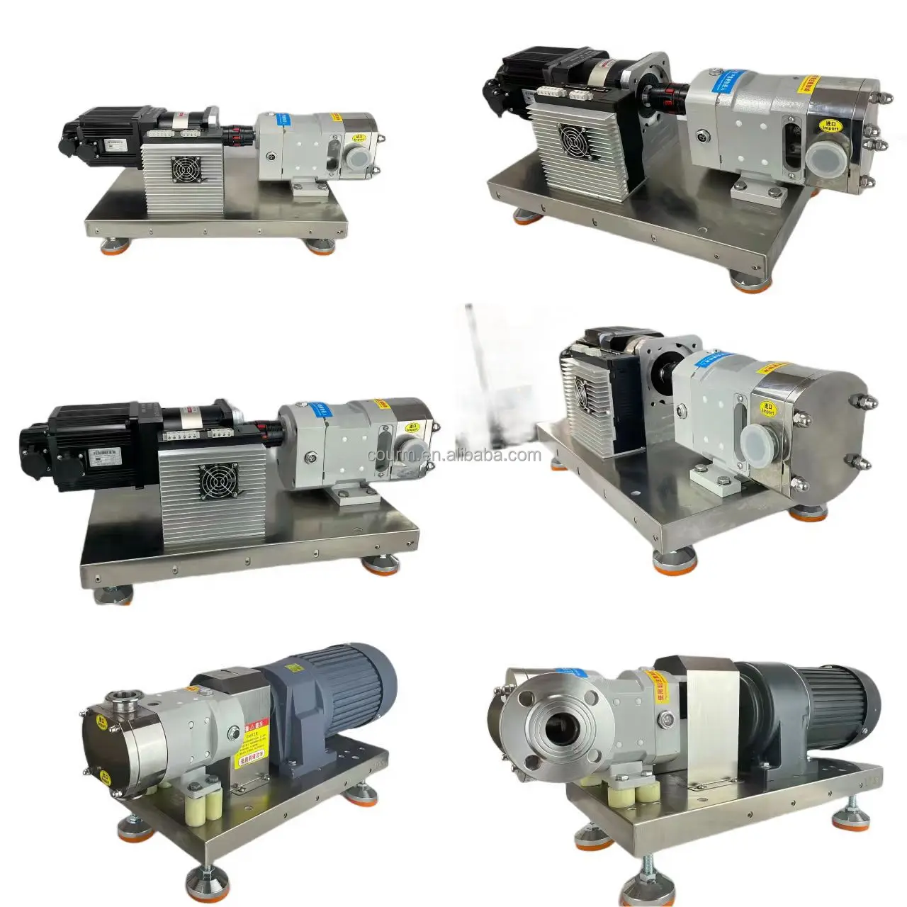 Small mini rotary lobe pump tomato paste high pressure rotary sanitary lube rotor rotary transfer pump for milk 5m3/h 200 l/h