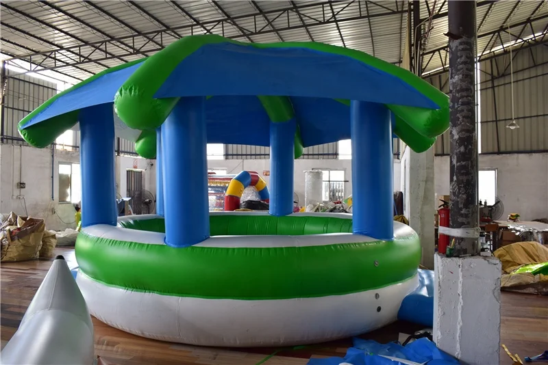 Hot sale!!! New design inflatable floating water tent used on lake for adult and kids