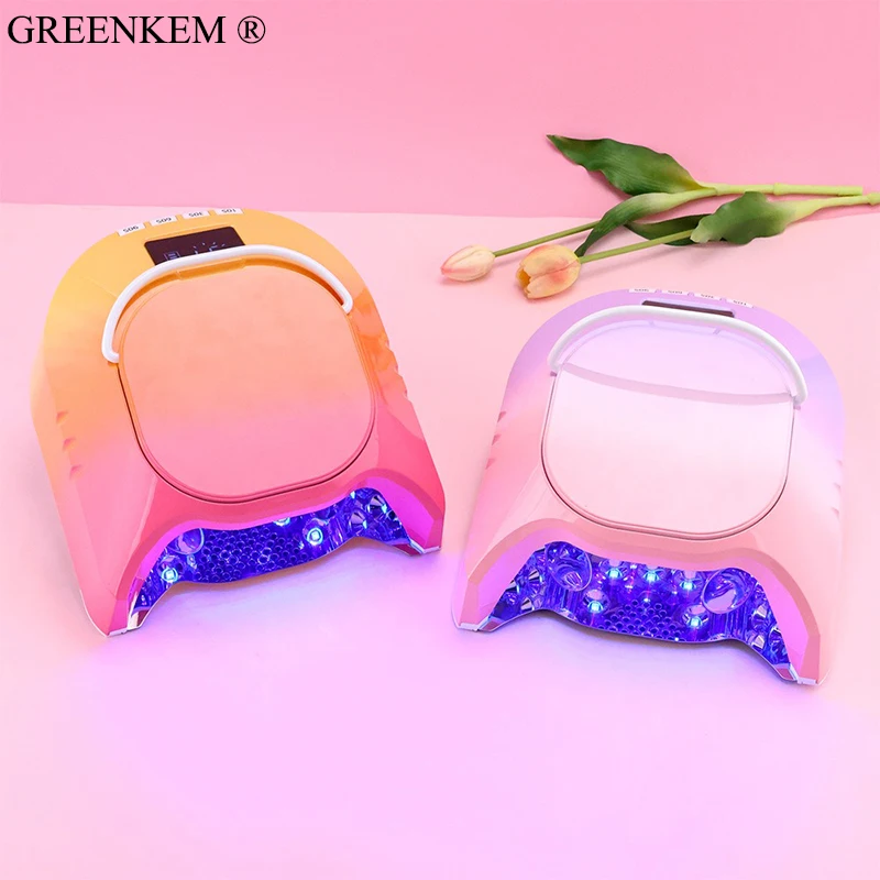 86W Private Label Super High Power Unique Shape Design Portable Rechargeable LED UV Nail Lamp