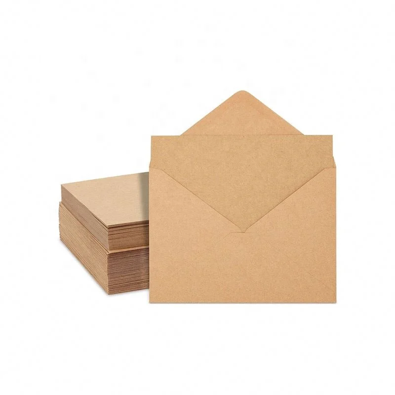 Индивидуальный дизайн экологически чистые конверты для доставки бумажные пригласительные подарочные карточки