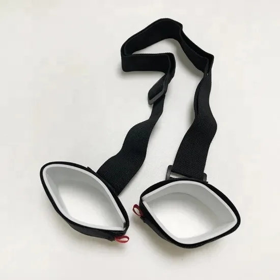 Ski Strap and Pole Carrier, Snow Boot Ski Gear Carrier with Adjustable Durable Shoulder Sling