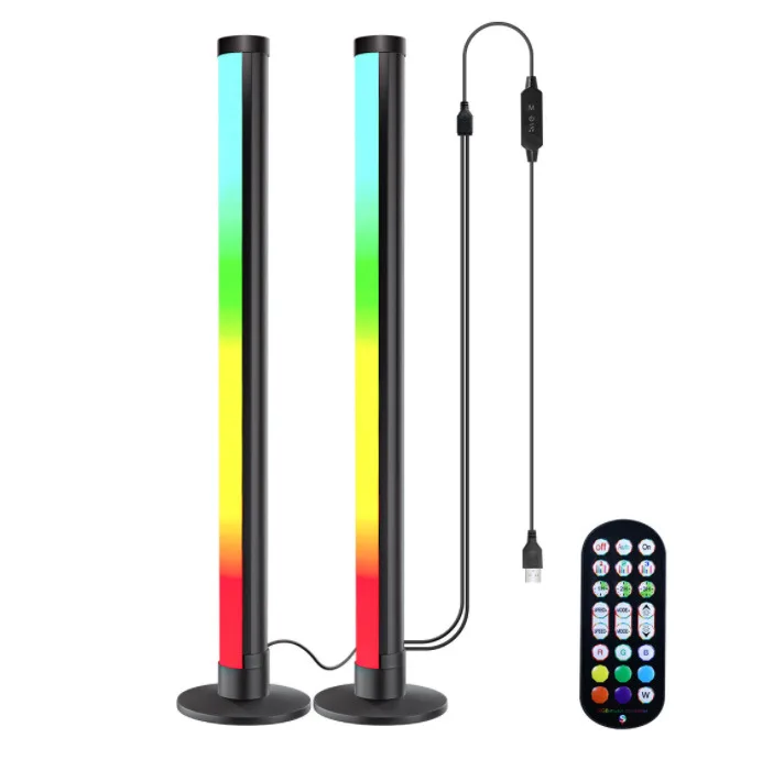 Лидер продаж 2 упаковки управление через приложение умная RGB световая панель распознавание ритма музыкальный свет окружающий для телевизора