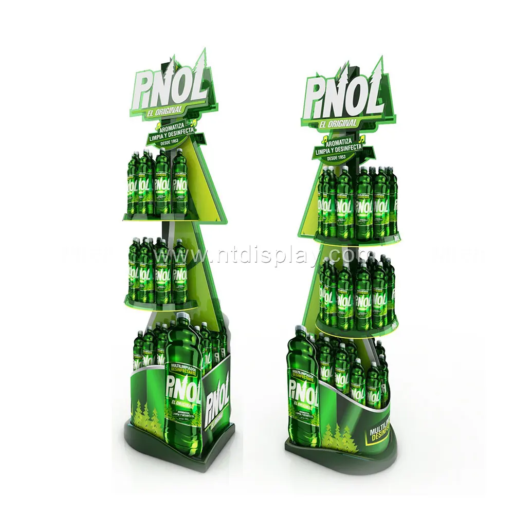 Custom Point Of Sale Metal Product Shop Store Retail shelves Wine Stand Display Racks
