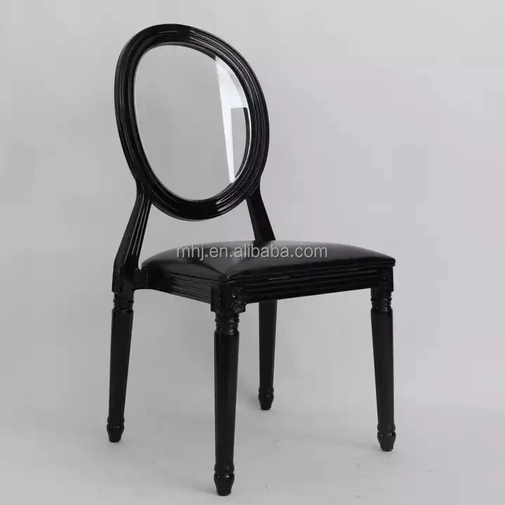 stack party rental black ghost wedding louis resin chair