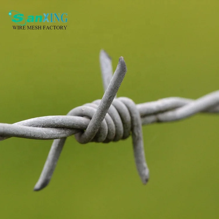 Оцинкованная металлическая колючая проволока gi, цена на ограждение из колючей проволоки